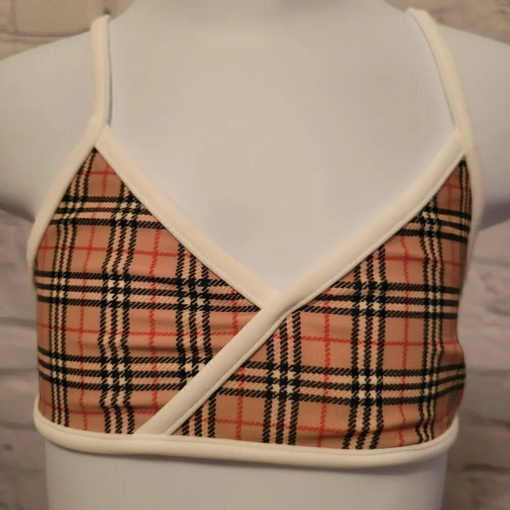 Burberry Kids Crosby Check Bikini Set